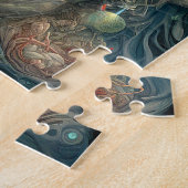 Skull Creepy Surreal Horror Art Legpuzzel (Zijkant)