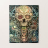 Skull Creepy Surreal Horror Art Legpuzzel (Verticaal)