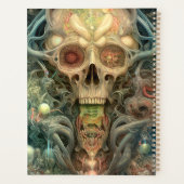Skull Creepy Surreal Horror Art Planner (Achterkant)