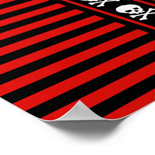 Skull Cross Poster (Hoek)