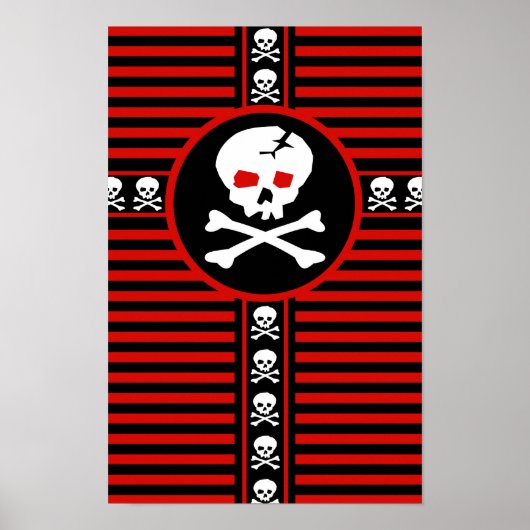 Skull Cross Poster (Voorkant)