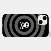 ~ Skull + Crossbones ~ Case-Mate iPhone Case (Achterkant (horizontaal))
