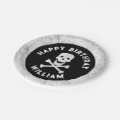 Skull Crossbones Halloween Birthday Bord (Gekanteld)