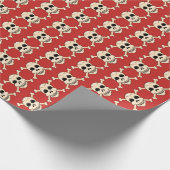 Skull & Crossbones-inpakpapier Cadeaupapier (Hoek)