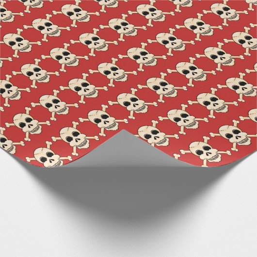 Skull & Crossbones-inpakpapier Cadeaupapier (Hoek)