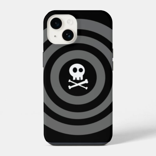 ~ Skull + Crossbones ~ iPhone Hoesje (Achterkant)