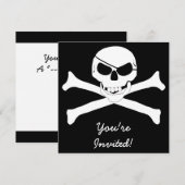 Skull & Crossbones - Jolly Roger Kaart (Voorkant / Achterkant)