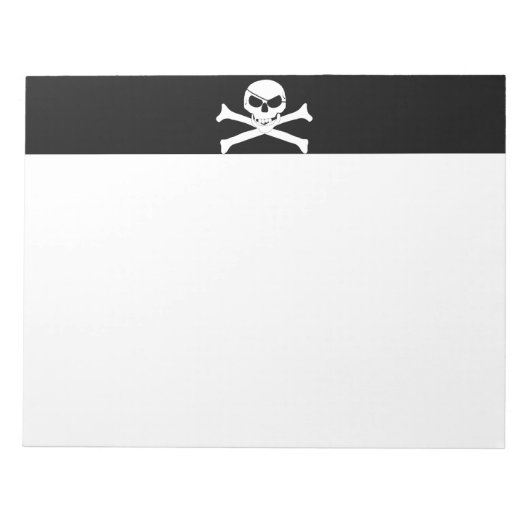 Skull & Crossbones - Jolly Roger Notitieblok (Voorkant)