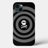 ~ Skull + Crossbones ~ OtterBox iPhone Case (Achterkant)