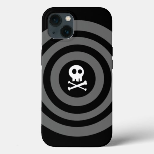 ~ Skull + Crossbones ~ OtterBox iPhone Case (Achterkant)