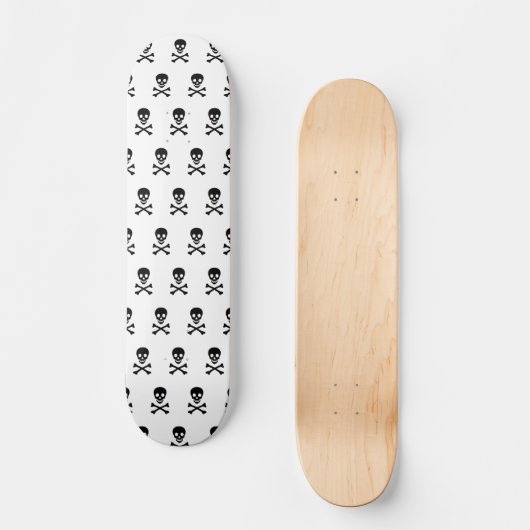 "Skull & Crossbones" Persoonlijk Skateboard (Voorkant)