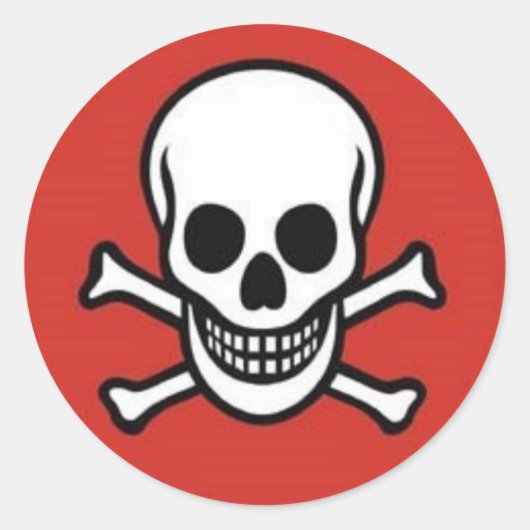 Skull&CrossBones Sticker (Voorkant)