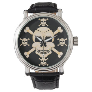Skull & Crossbones Wrist Watch Horloge