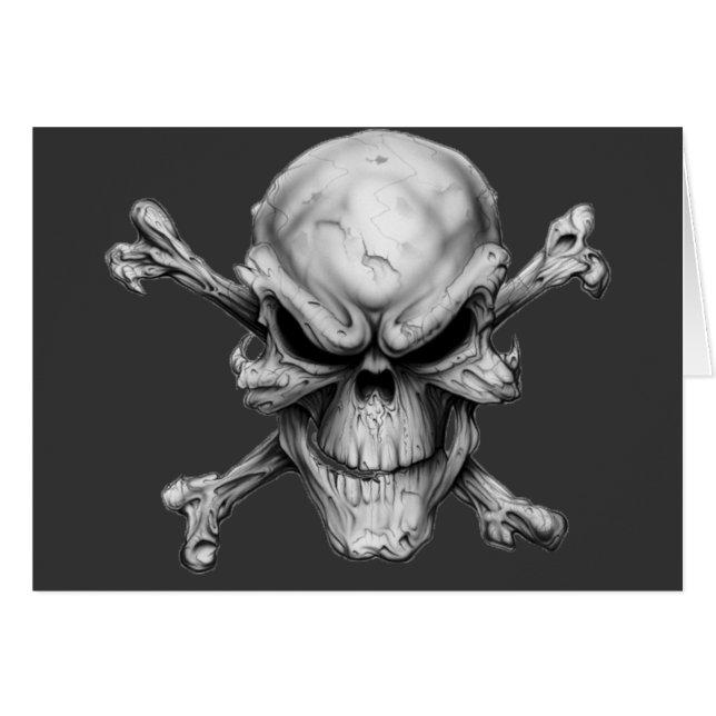 Skull Crossed Bones (Voorkant Horizontaal)
