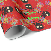 Skull, Crossed Botten en Dancers - Happy Birthday! Cadeaupapier (Rol Hoek)