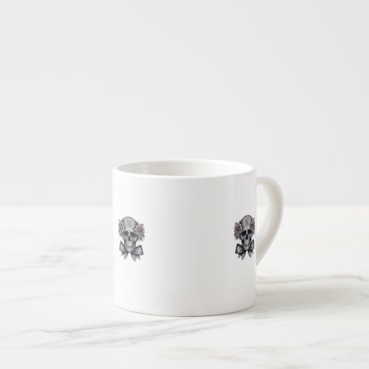 skull-cup espresso kop (Voorkant rechts)