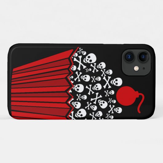 Skull Cupcake Case-Mate iPhone Case (Achterkant (horizontaal))