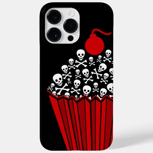 Skull Cupcake Hoesje-Mate iPhone Case (Achterkant)