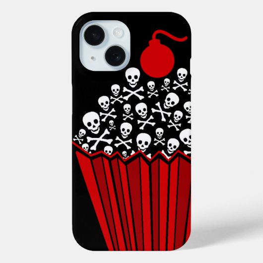Skull Cupcake Hoesje-Mate iPhone Case (Achterkant)