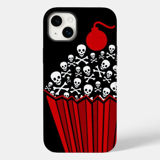 Skull Cupcake Hoesje-Mate iPhone Case (Achterkant)