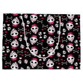 Skull Cupcake Madness Groot Cadeauzakje (Achterkant)
