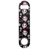 Skull Cupcake Madness Speed Flessenopener (Achterkant)