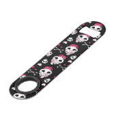 Skull Cupcake Madness Speed Flessenopener (Achterkant Gekanteld)