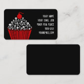 Skull Cupcake Visitekaartje (Voorkant / Achterkant)