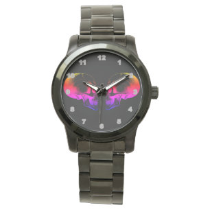 Skull Custom Oversize Black Bracelet mannen watch Horloge