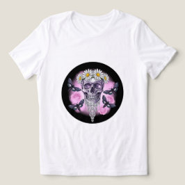Skull Daisy Queen T-shirt 💀🌼