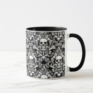 Skull Damask Mok