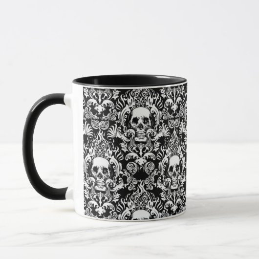 Skull Damask Mok (Links)