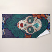 Skull-dames Badhanddoek (Badhanddoek)