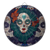 Skull-dames Dartbord (Voorkant)