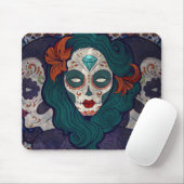 Skull-dames Muismat (Met muis)