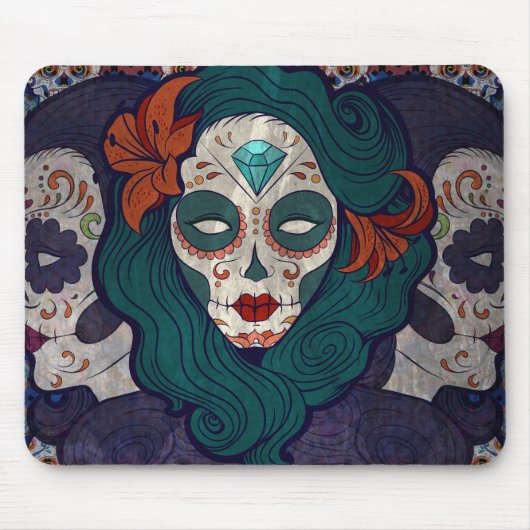 Skull-dames Muismat (Voorkant)
