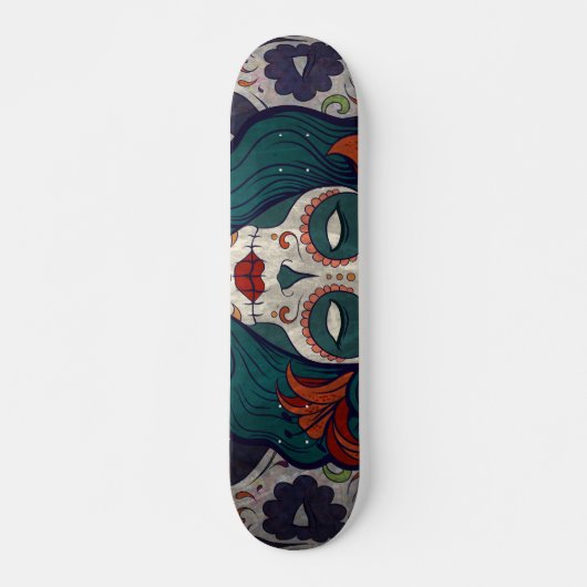Skull-dames Persoonlijk Skateboard (Voorkant)