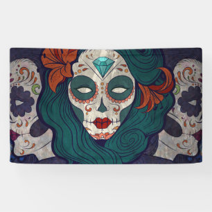 Skull-dames Spandoek