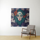 Skull-dames Wandkleed (In situ)