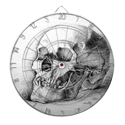 Skull Dartboard Dartbord (Voorkant)