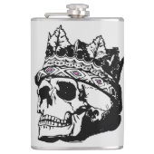 Skull Day of Dead Personalize Name Flask Heupfles (Voorkant)