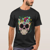 skull death skeleton t-shirt (Voorkant)