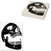Skull - der Schrei Rubberstempel (Gestempeld)