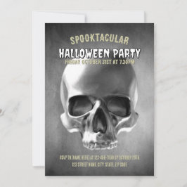 Skull design. Black and white Kaart