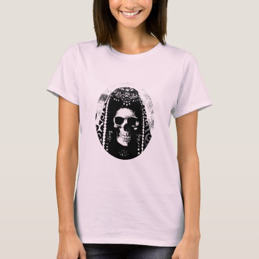 Skull Design Dames T-shirt (Voorkant)