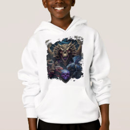 Skull Design Kinderen Pullover Hoodie