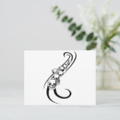 Skull Design Merchandise Briefkaart (Staand voorkant)