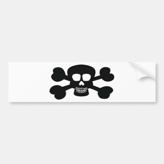 Skull Design Merchandise Bumpersticker (Voorkant)