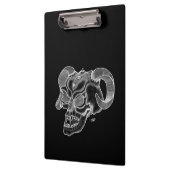 Skull Devil head Black and white Design Klembord (Links)