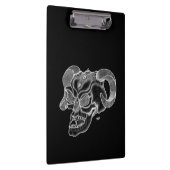 Skull Devil head Black and white Design Klembord (Rechts)